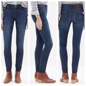 Madewell 9" High Riser Skinny Jeans Atlantic Wash